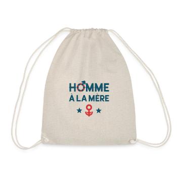 HOMME À LA MÈRE (couple) ! - Sac de sport léger - nature - Devant
