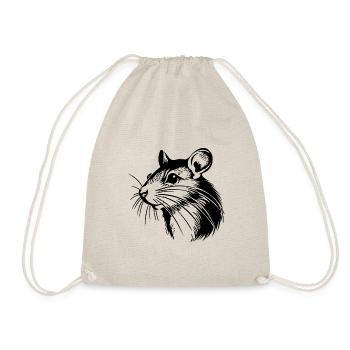 Rat, souris, rongeur, rats - Sac de sport léger - nature - Devant