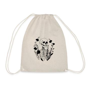 Skeleton Costume Bones Halloween Horror - Drawstring Bag - nature - Front