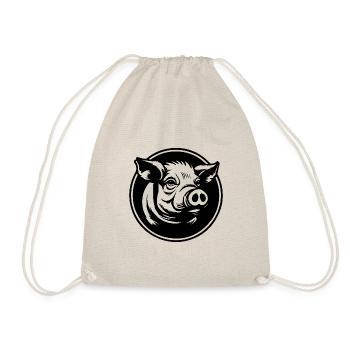 Truie cochonne - Sac de sport léger - nature - Devant