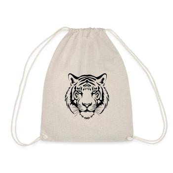 Tiger Big Cat - Drawstring Bag - nature - Front