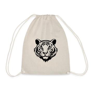 Tiger Big Cat - Drawstring Bag - nature - Front