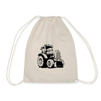 Traktor - Turnbeutel - Natur - Vorne