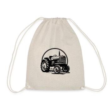 Traktor - Turnbeutel - Natur - Vorne