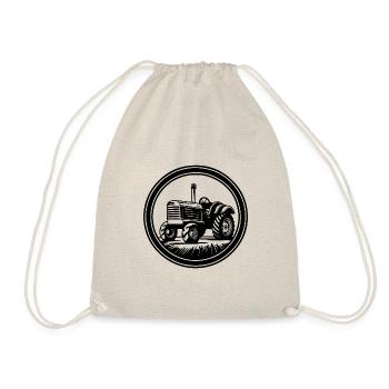 Tracteur - Sac de sport léger - nature - Devant