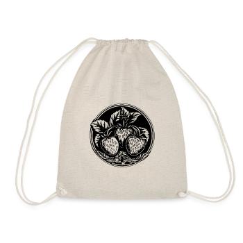Strawberry Fruit Fruit - Drawstring Bag - nature - Front