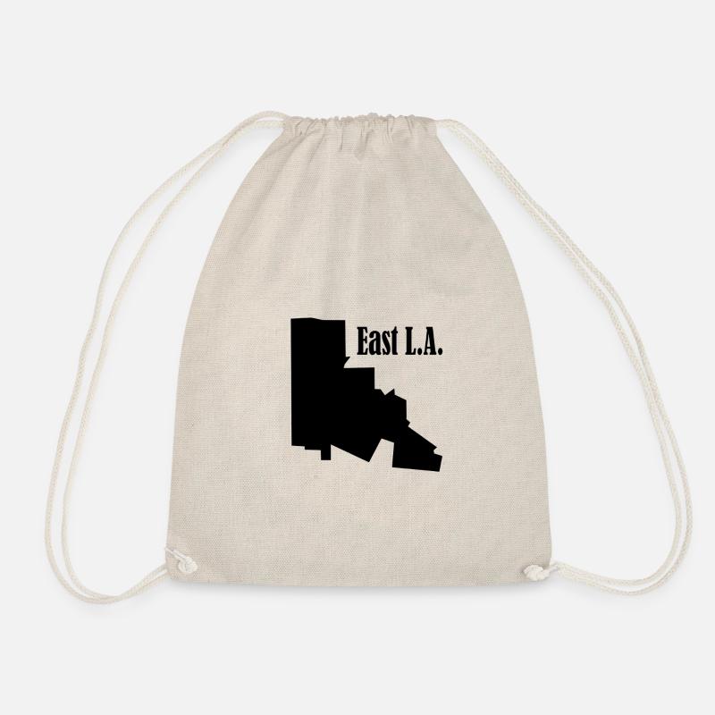 East L.A. Black - Drawstring Bag - nature