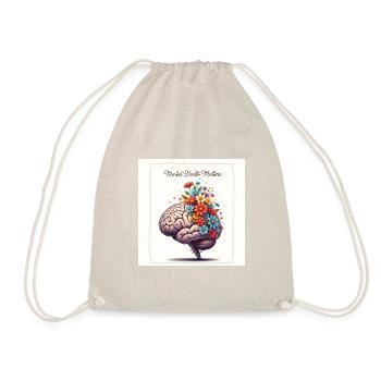 Brain Bloom: Mental Wellness Art - Sac de sport léger - nature - Devant