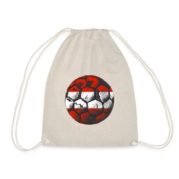 Austria Flag Austria Austrian Flag AT - Drawstring Bag - nature - Front