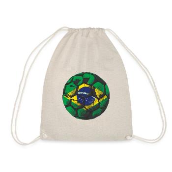 Brazil Flag Brazilian Flag South America - Drawstring Bag - nature - Front