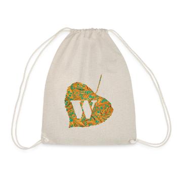 Sheet E 95 W - Drawstring Bag - nature - Front