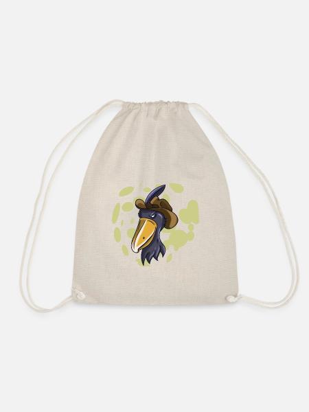 Schuhschnabel Vogel Ornithologe Wald I Geschenk - Turnbeutel - Natur
