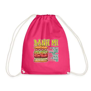 Vietnam Viet Banh Mi pain vietnamien I cadeau - Sac de sport léger - fuchsia - Devant