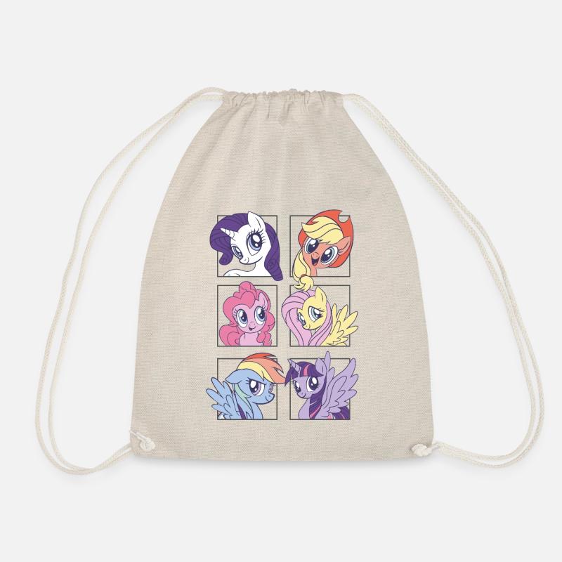My Little Pony Design Twilight Sparkle & Friends - Drawstring Bag - nature