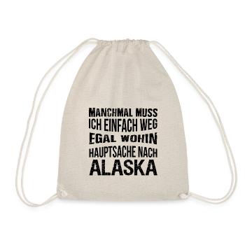 T-Shirt Alaska - Turnbeutel - Natur - Vorne
