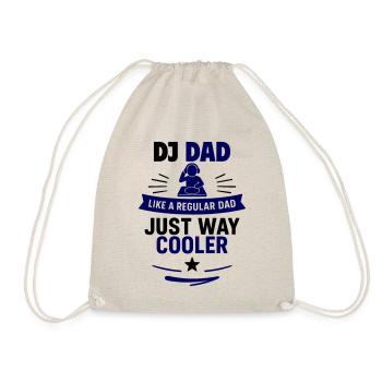 DJ Dad – Cool Father’s Day Gift - Drawstring Bag - nature - Front