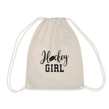 Hockey Fille Hockey Sur Glace Fille Sports D’hiver - Sac de sport léger - nature - Devant