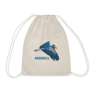 Schuhschnabel Vogel Ornithologe Wald I Geschenk - Turnbeutel - Natur - Vorne