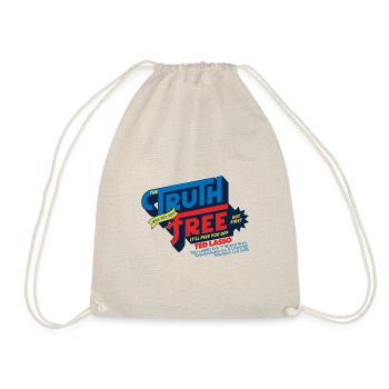 Ted Lasso Zitat Blau Und Rot - Turnbeutel - Natur - Vorne