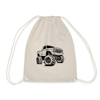 Monster Truck Monster Truck Lover Fan - Drawstring Bag - nature - Front