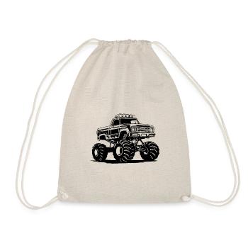 Monster Truck Monster Truck Lover Fan - Drawstring Bag - nature - Front