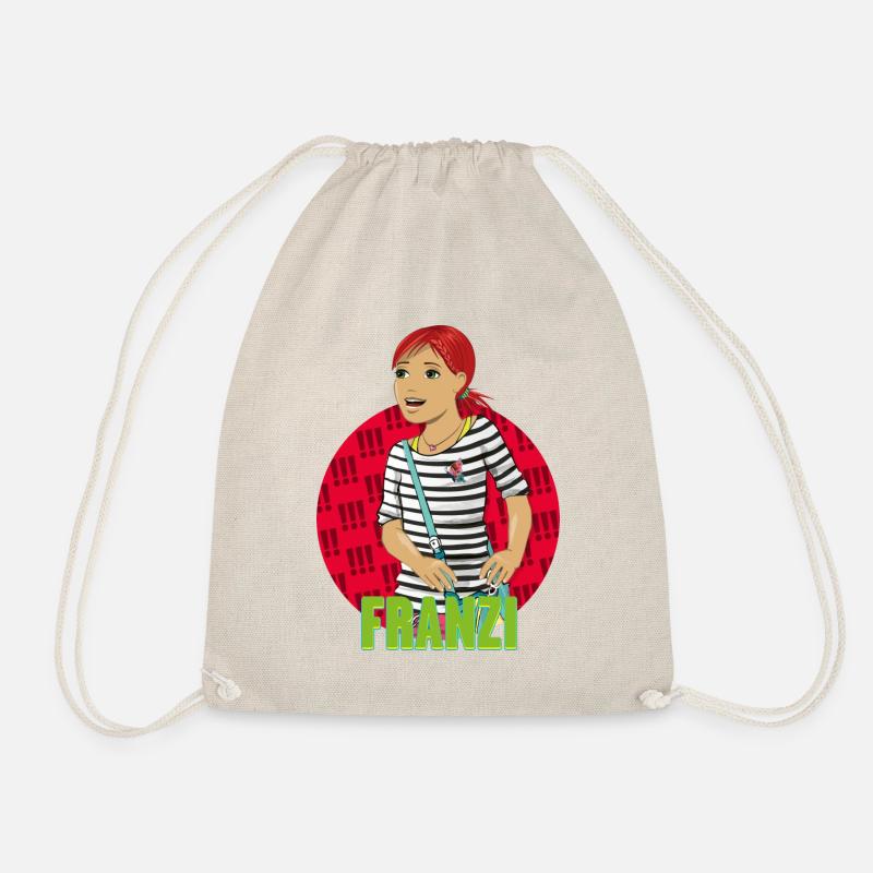 Die Drei !!! Franzi - Turnbeutel - Natur