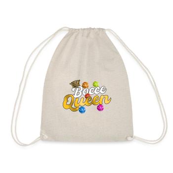Bocce Bocci Colorful Balls Player I Gift - Drawstring Bag - nature - Front
