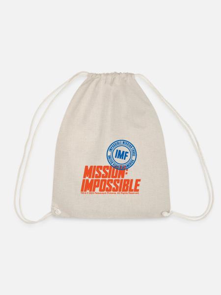 Mission Impossible Dead Reckoning With IMF Logo - Drawstring Bag - nature