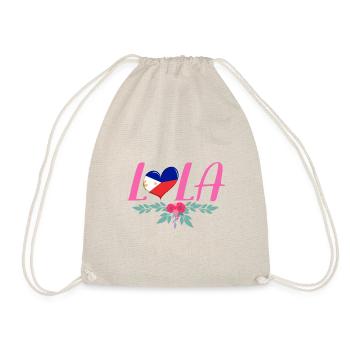 Philippines Filipino Flag Pride I Gift - Drawstring Bag - nature - Front