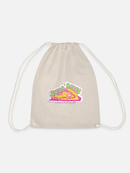TMNT Mutant Mayhem Pizza Rules - Turnbeutel - Natur