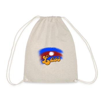 Laos Lao Laotian Flag Elephant Lao I Cadeau - Sac de sport léger - nature - Devant