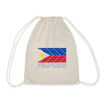 Philippinen Filipino Flagge Stolz I Geschenk - Turnbeutel - Natur - Vorne
