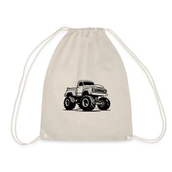 Monster Truck Monster Truck Lover Fan - Drawstring Bag - nature - Front