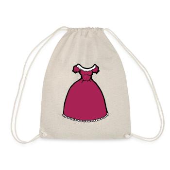 Ball Gown Comic Girl Princess Gift Women - Drawstring Bag - nature - Front