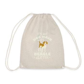 Beagle Mama Beagle Dad Es ist nicht Hundehaar - Turnbeutel - Natur - Vorne