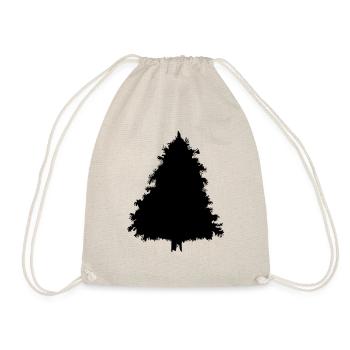 Christmas Tree Christmas Tree Winter Vector 9 - Drawstring Bag - nature - Front