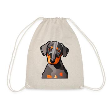 Motif graphique Dachshund Design - Sac de sport léger - nature - Devant