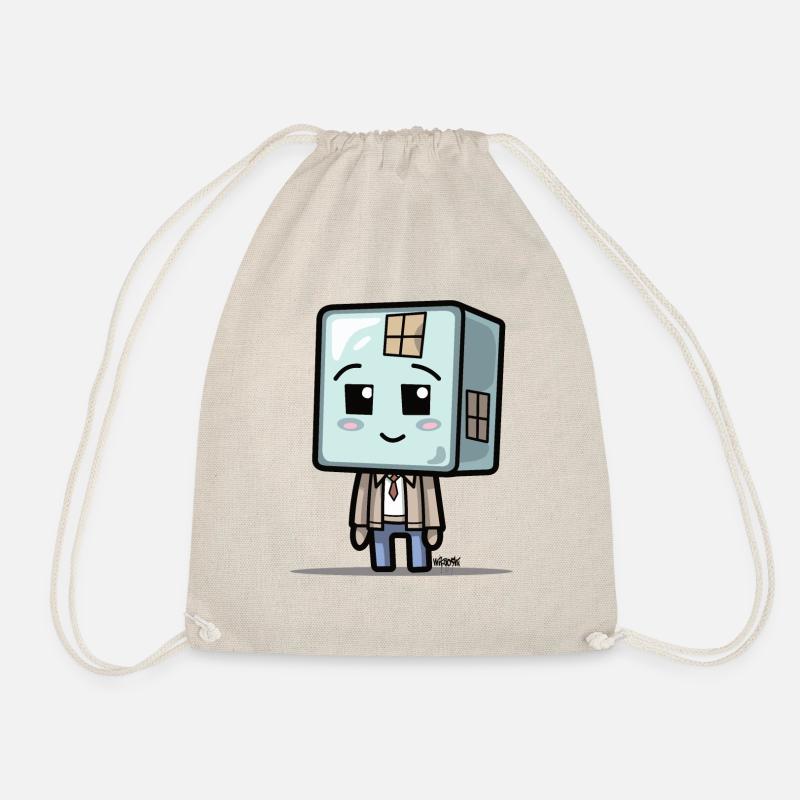 Cubeman - Turnbeutel - Natur