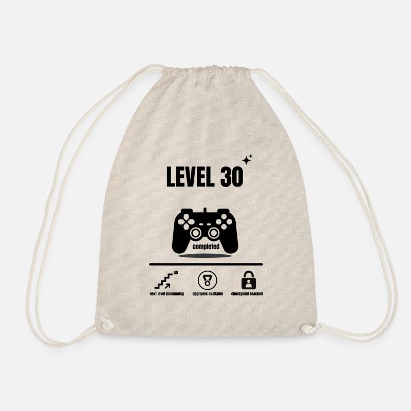 LEVEL 30 completed - Turnbeutel - Natur