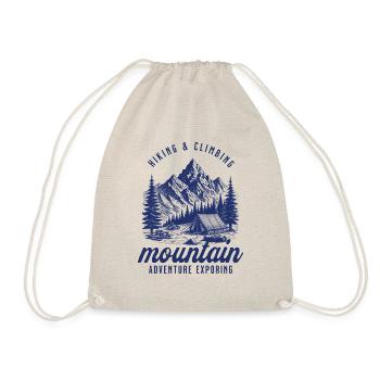 Escalade Montagnes Nature Premium T-shirt - Sac de sport léger - nature - Devant
