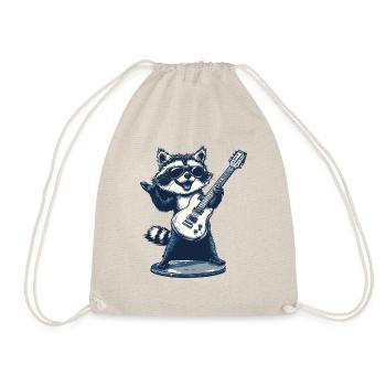 Rock Raccoon -The Original - Drawstring Bag - nature - Front