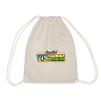 Vietnam Viet Farmers Rice Field Flag I Gift - Drawstring Bag - nature - Front