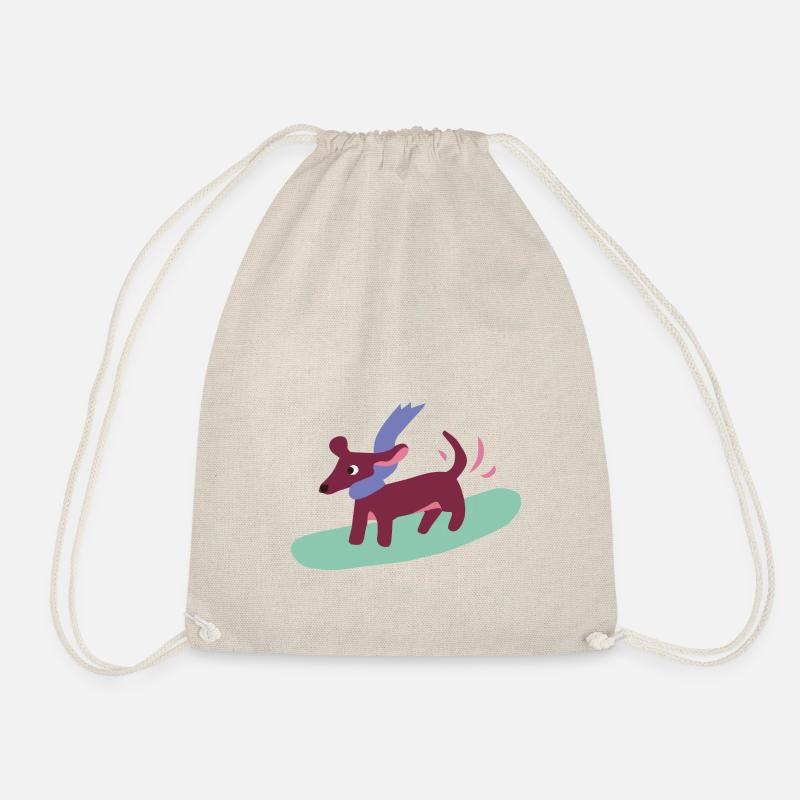 Dachshund on board - Drawstring Bag - nature