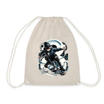Skateboard Skater Design pour les garçons de 8 ans - Sac de sport léger - nature - Devant