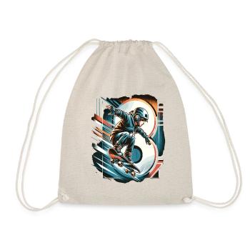 Skateboard Skater Design pour les garçons de 8 ans - Sac de sport léger - nature - Devant