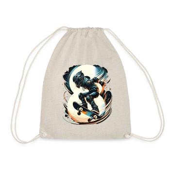 Skateboard Skater Design pour les garçons de 8 ans - Sac de sport léger - nature - Devant