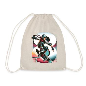 Skateboard Skater Design pour les garçons de 8 ans - Sac de sport léger - nature - Devant