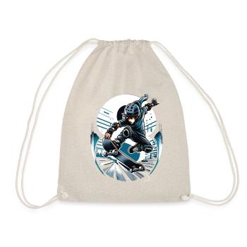Skateboard Skater Design pour les garçons de 8 ans - Sac de sport léger - nature - Devant