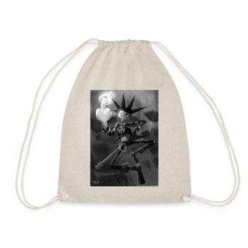 PUNK - Drawstring Bag - nature - Front