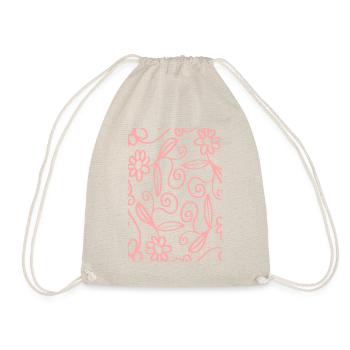 flowers - Drawstring Bag - nature - Front